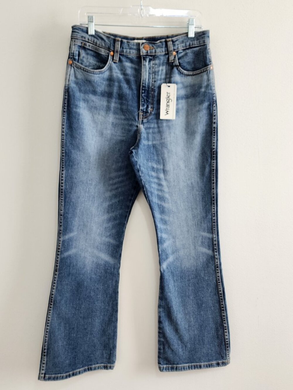 Wrangler Westward 626 High Rise Bootcut Jeans Light Wash Size 31 NWT